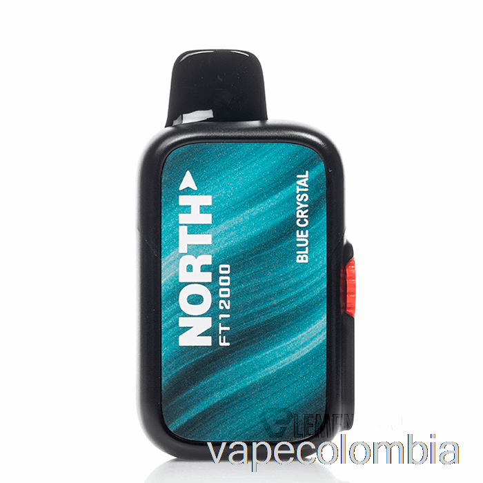 Kit Vape Completo North Ft12000 Desechable Cristal Azul